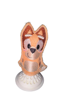 B dog finger puppet