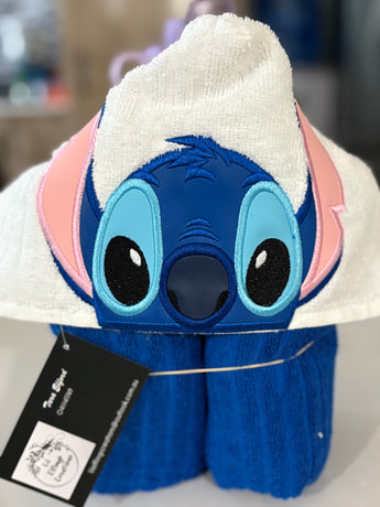 Blue Alien Hooded towel
