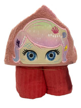 Mermaid Hooded Towel personalised