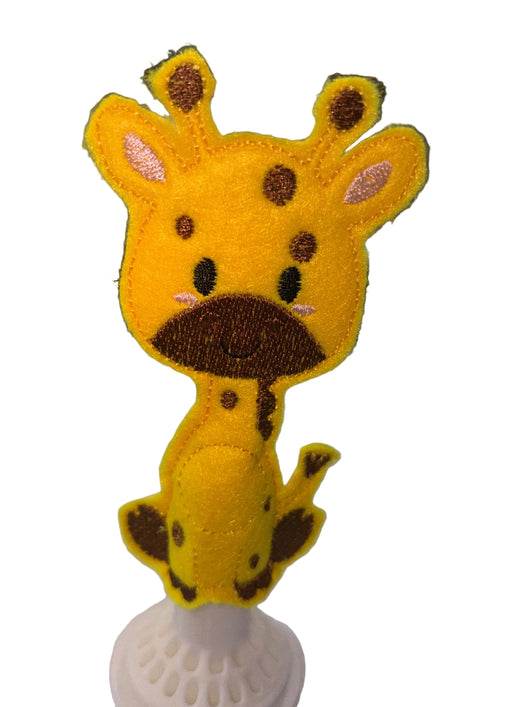 Giraffe finger puppet