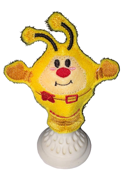 Yellow sprite finger puppet