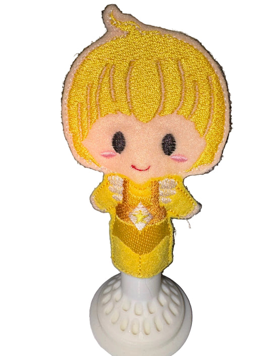 Yellow friend finger puppet