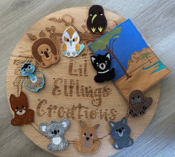 Aussie Animal Puppet Set