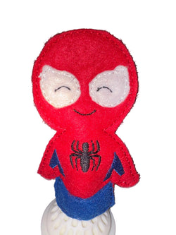 Spider hero finger puppet
