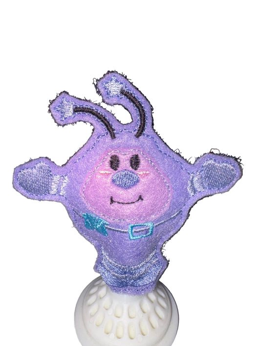 Indigo sprite finger puppet