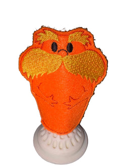 Orange guy finger puppet