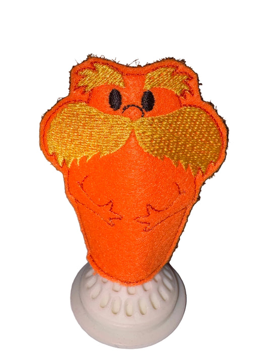 Orange guy finger puppet