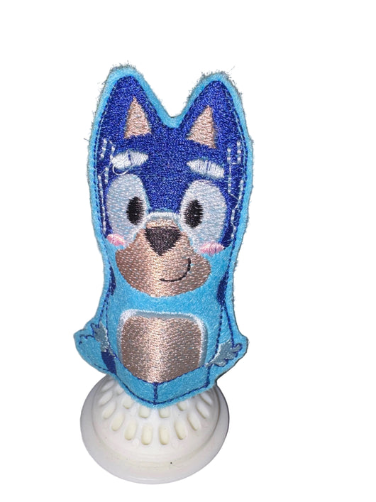 Blue dad finger puppet