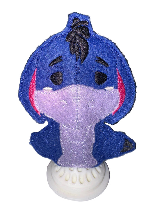 Sad donkey finger puppet
