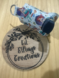 Mermaid shell inhaler case