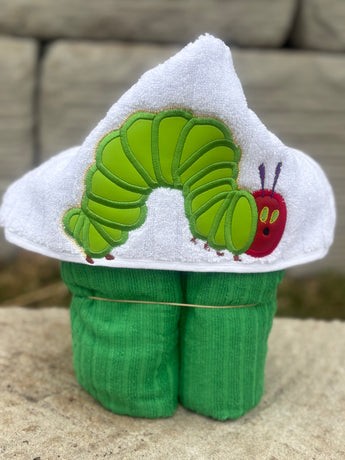 Caterpillar Hooded Towel