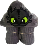 Dragon Hooded Towel personalised