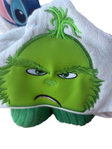 Green guy Hooded towel personalised