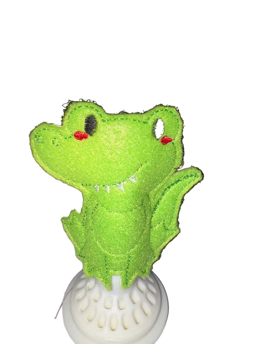Croc finger puppet