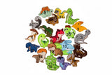 Dinosaur puppets set