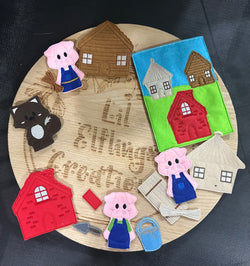 Pig Finger Puppet set