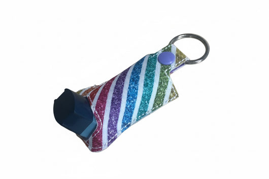 Glitter lines Inhaler case