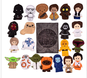Galaxy finger puppets set