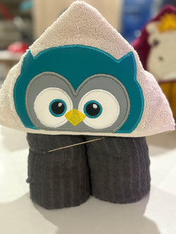 Owl Hooded Towel