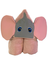 3D Elephant hooded Towel personalised