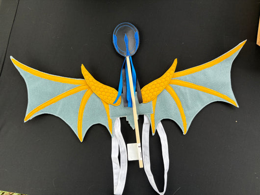 Dragons wings and Wand set