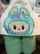 Creature hooded towel personalised