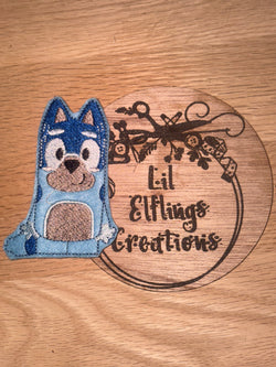 Dad dog finger puppet
