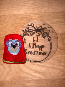 Bf dog finger puppet