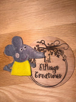 Elephant friend finger puppet