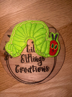 Caterpillar finger puppet