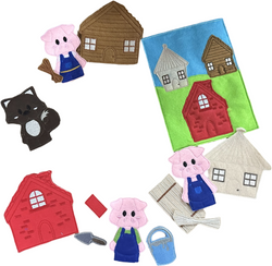 Pig Finger Puppet set