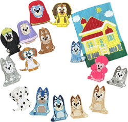 Dog Finger Puppet Set