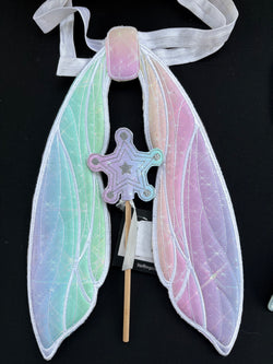 Fairy Wings and mini Wand set
