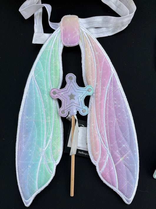 Fairy Wings and mini Wand set
