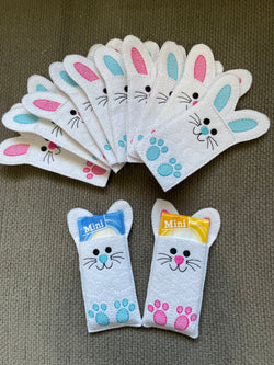 Bunny choc sleeves blue